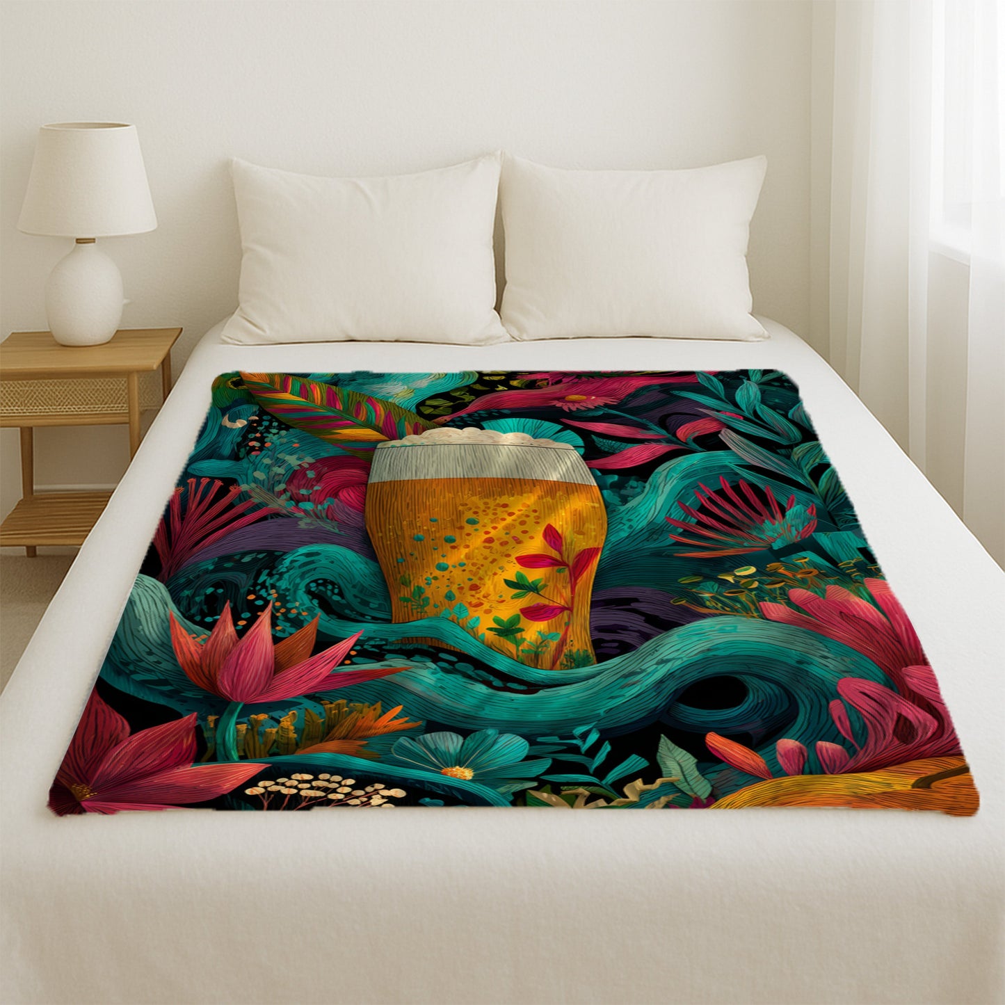 Trippy Beer Blanket