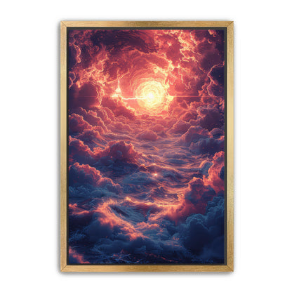 Tunnel Cloud  Wall Art