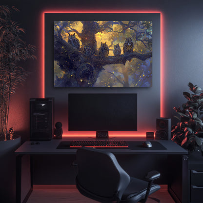Twilight Owls  Wall Art