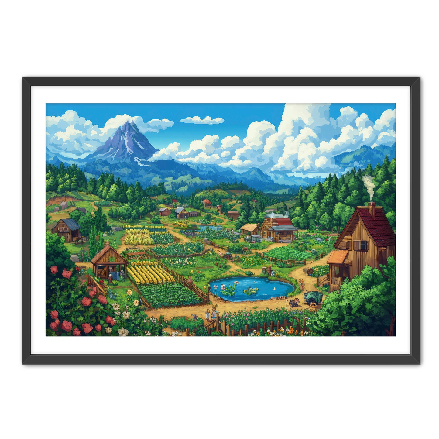 Valley of Dew  Wall Art