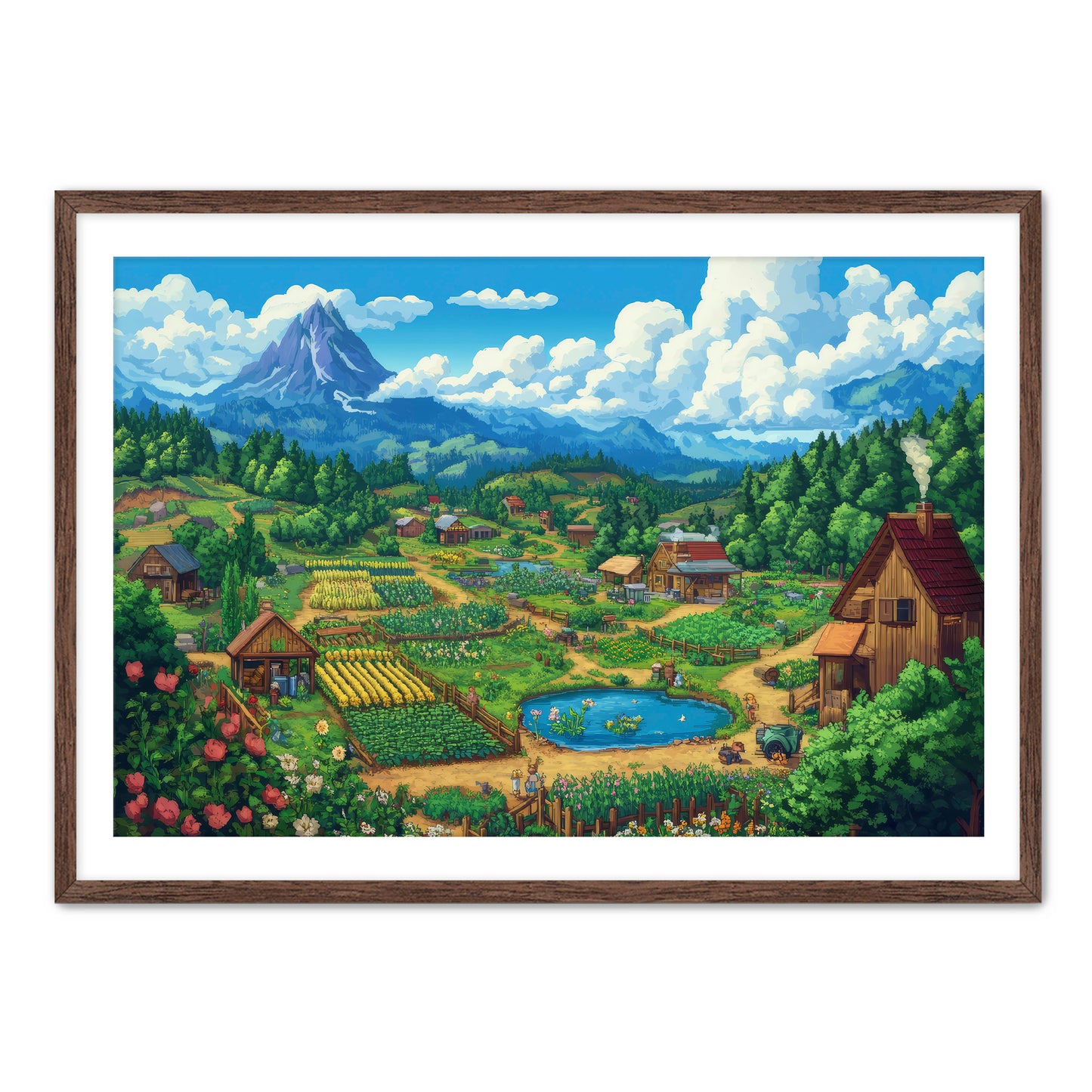Valley of Dew  Wall Art