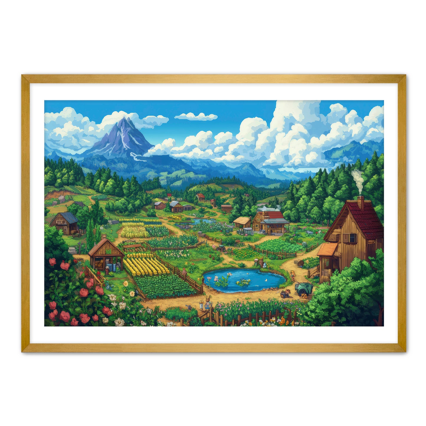 Valley of Dew  Wall Art