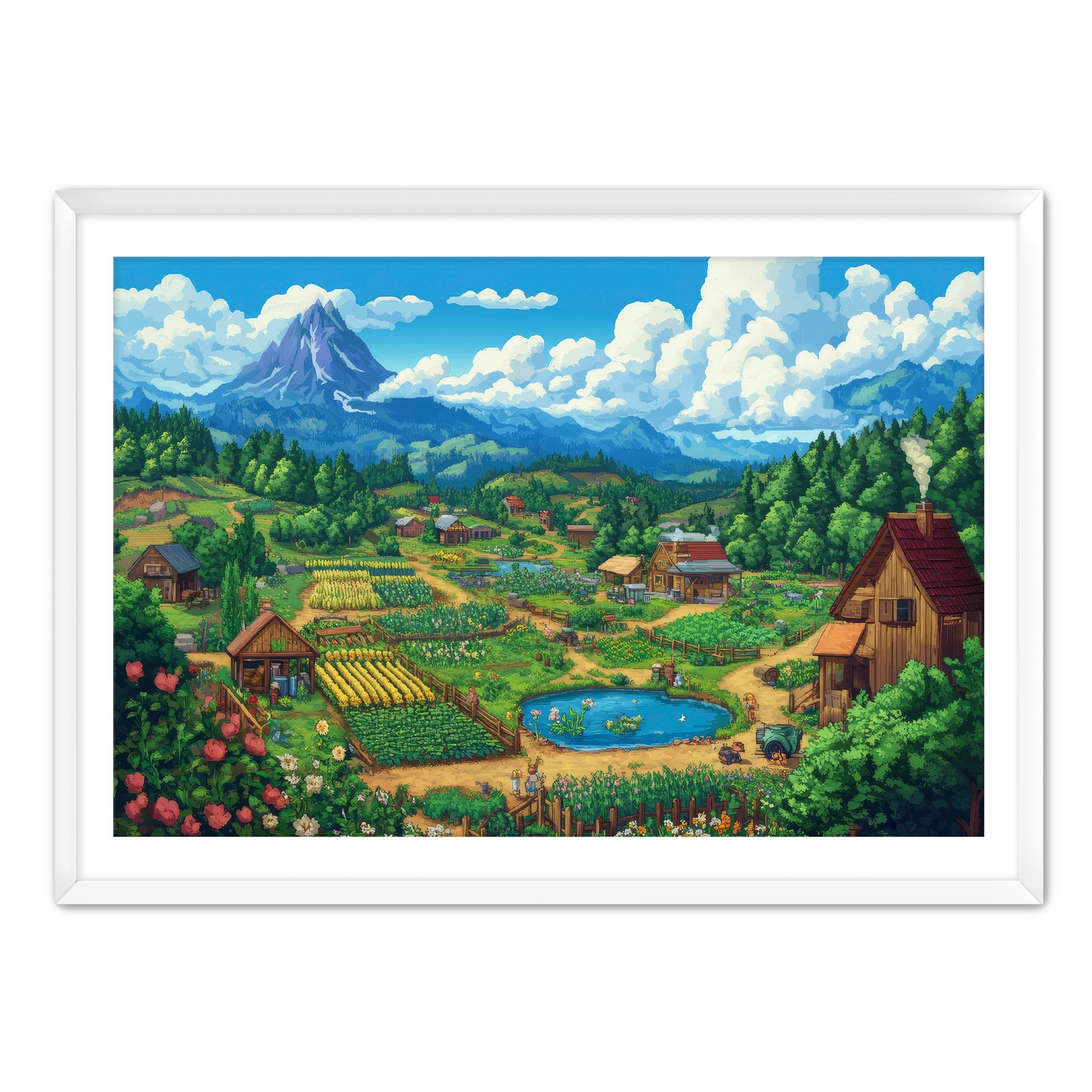 Valley of Dew  Wall Art