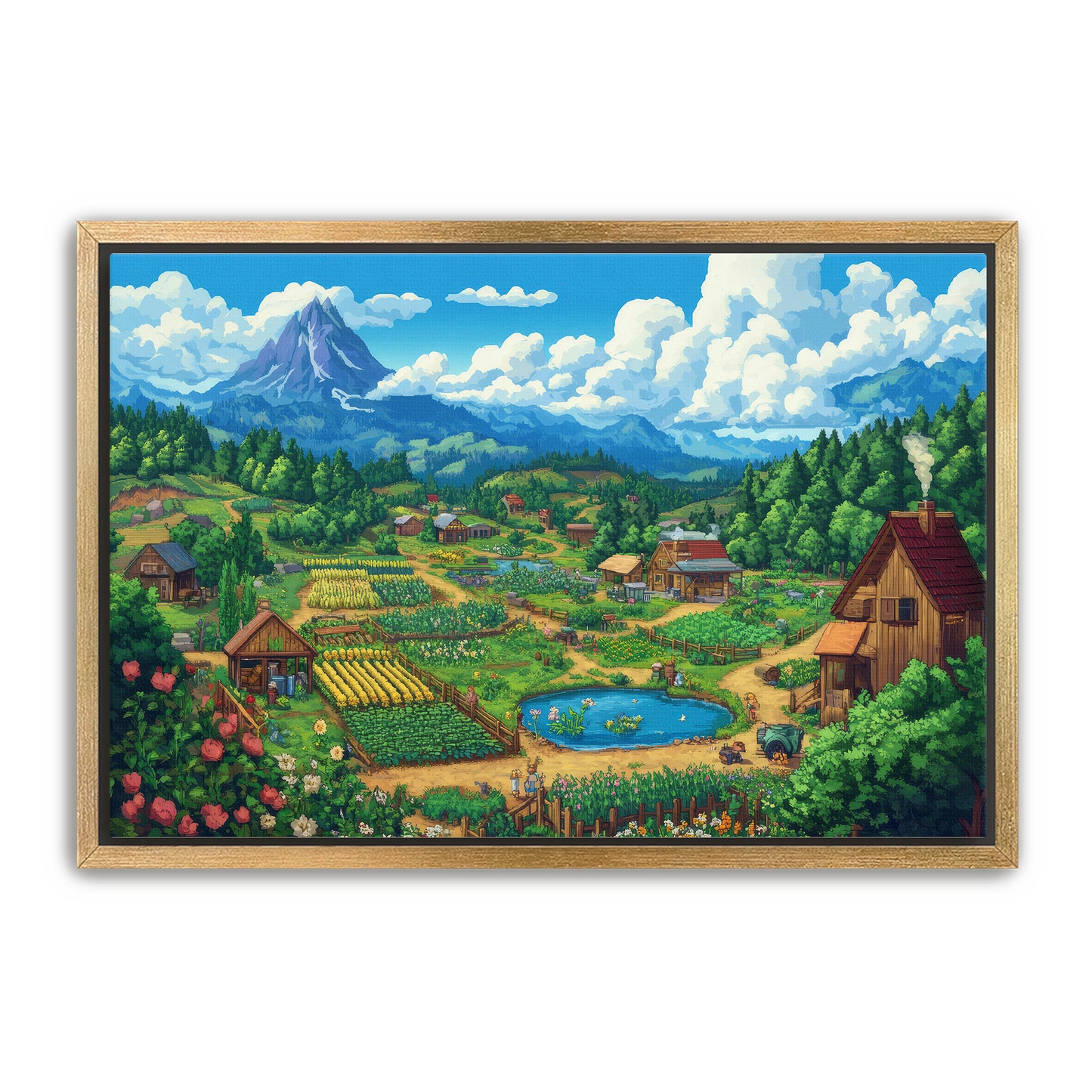 Valley of Dew  Wall Art