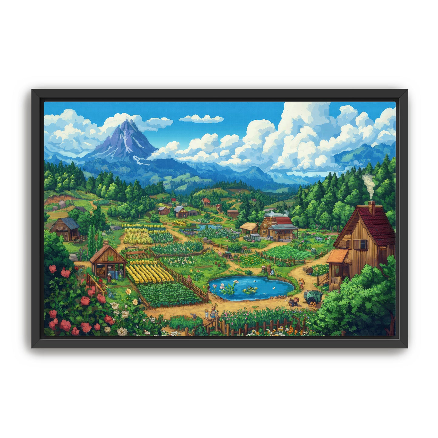 Valley of Dew  Wall Art