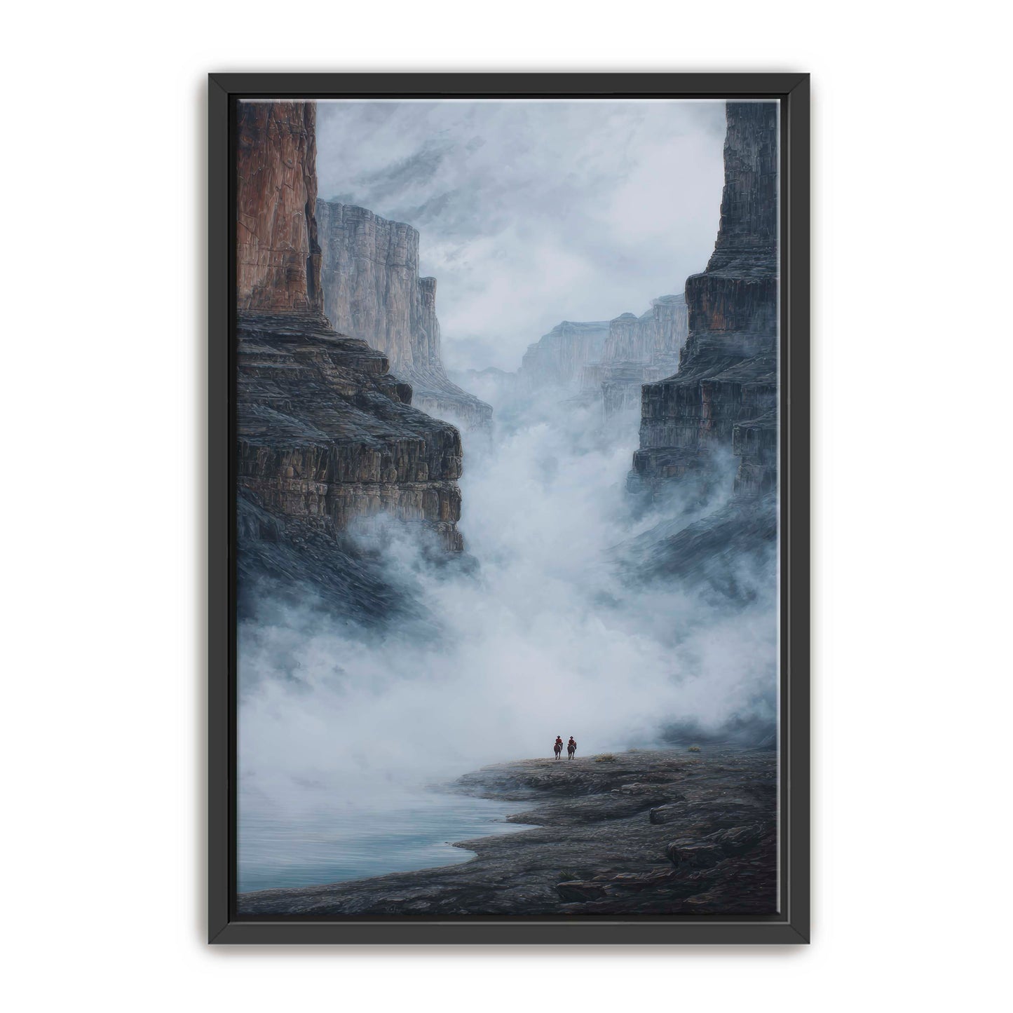 Cowboys in Canyon Wall Art