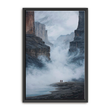 Cowboys in Canyon Wall Art