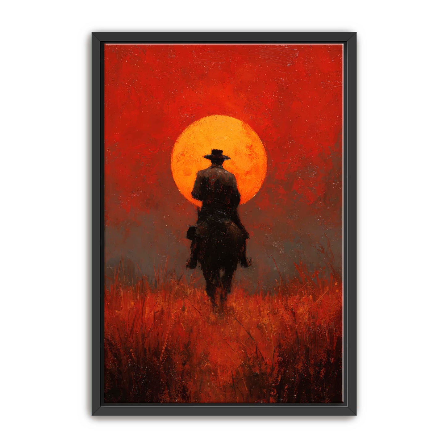 Red Dead Cowboy Wall Art