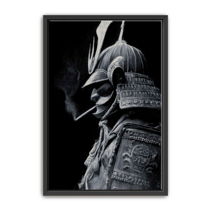 Samurai Smoking Wall Art