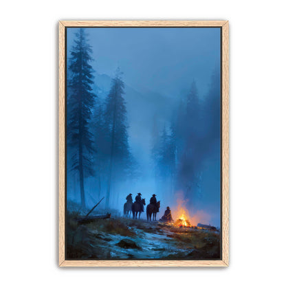 Cowboys at Camp Wall Art