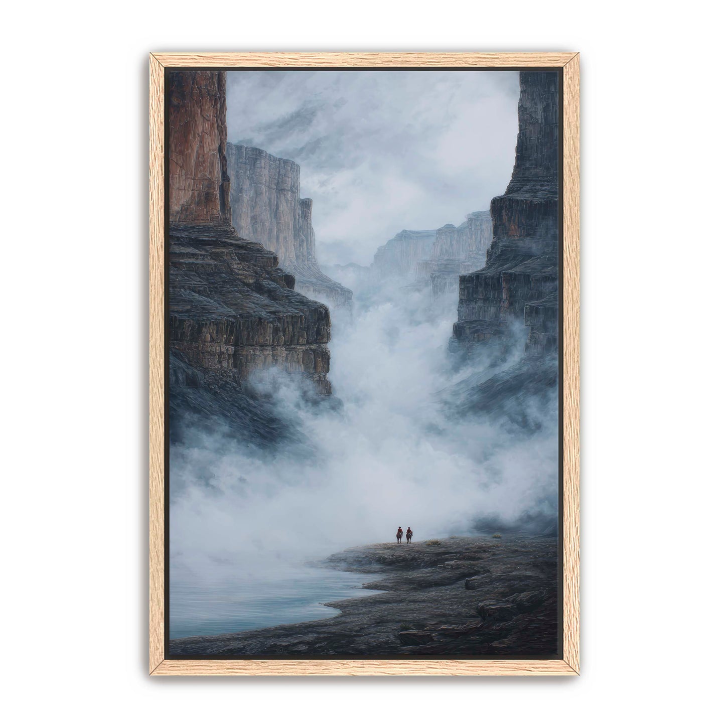 Cowboys in Canyon Wall Art