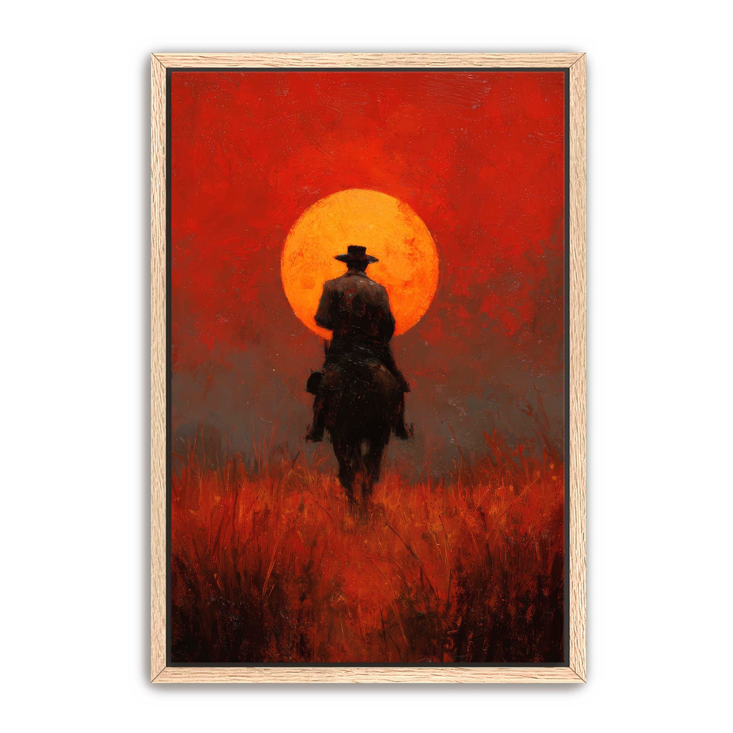 Red Dead Cowboy Wall Art