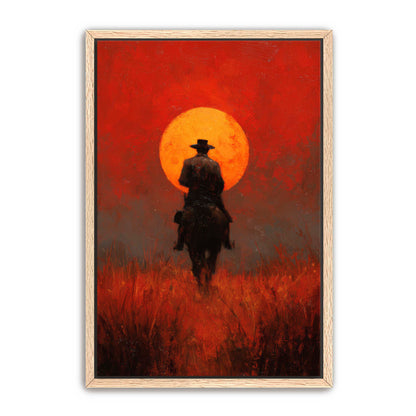 Red Dead Cowboy Wall Art