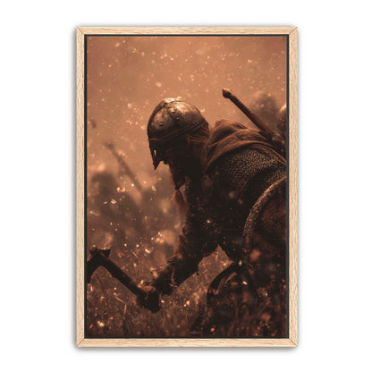 Viking and Axe Wall Art