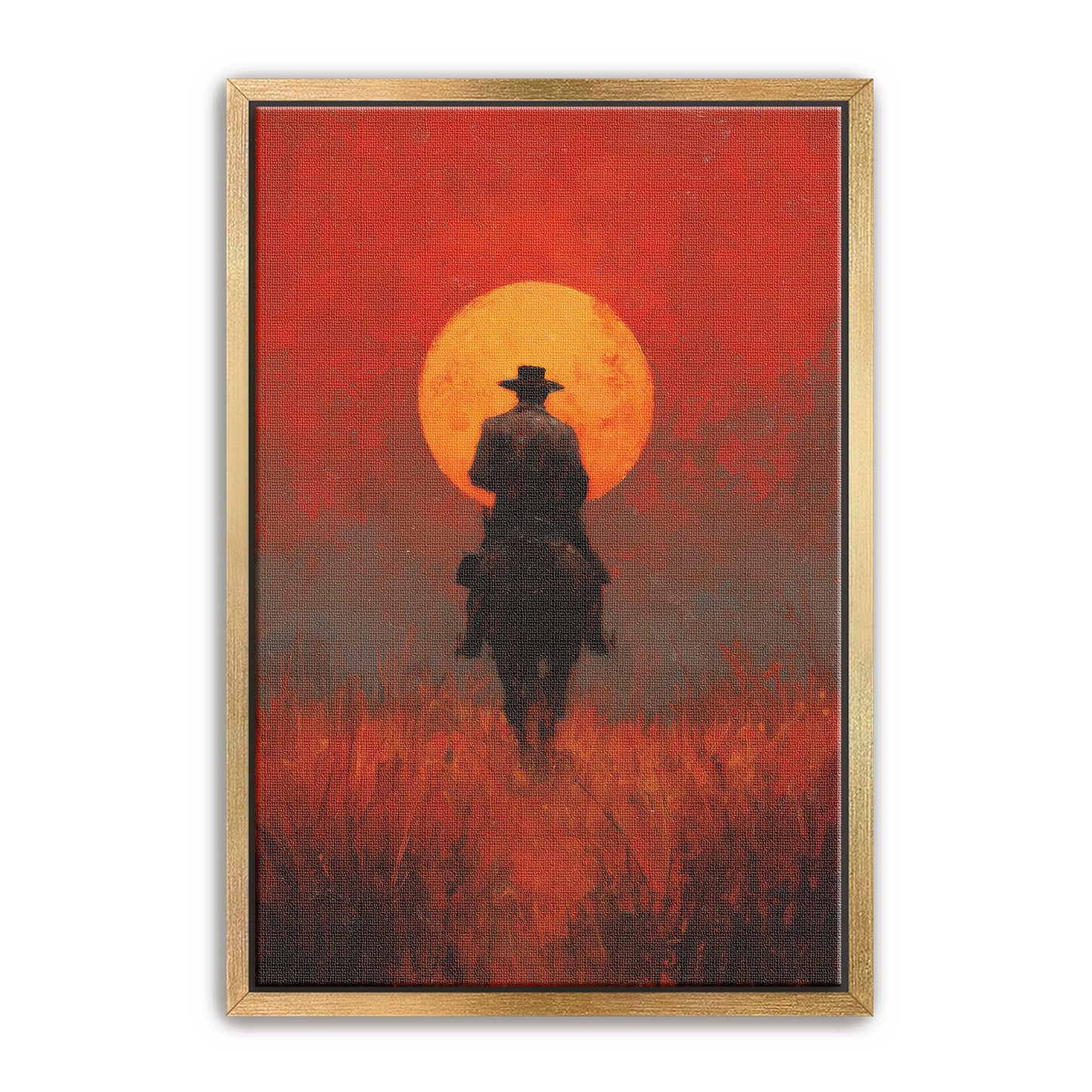 Red Dead Cowboy Wall Art