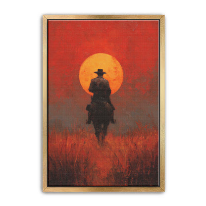 Red Dead Cowboy Wall Art