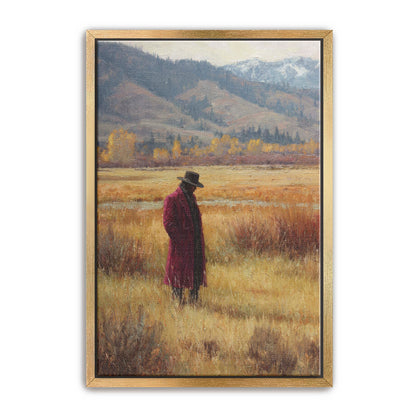 Rich Cowboy in Meadow Wall Art