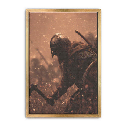 Viking and Axe Wall Art
