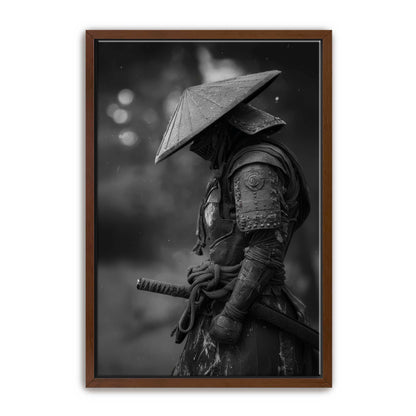 Black and White Samurai Wall Art
