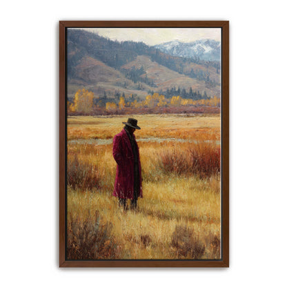 Rich Cowboy in Meadow Wall Art