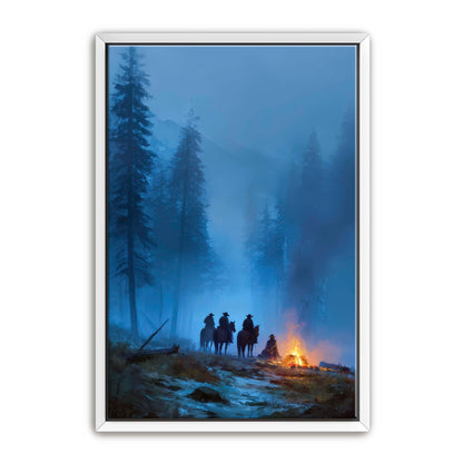 Cowboys at Camp Wall Art