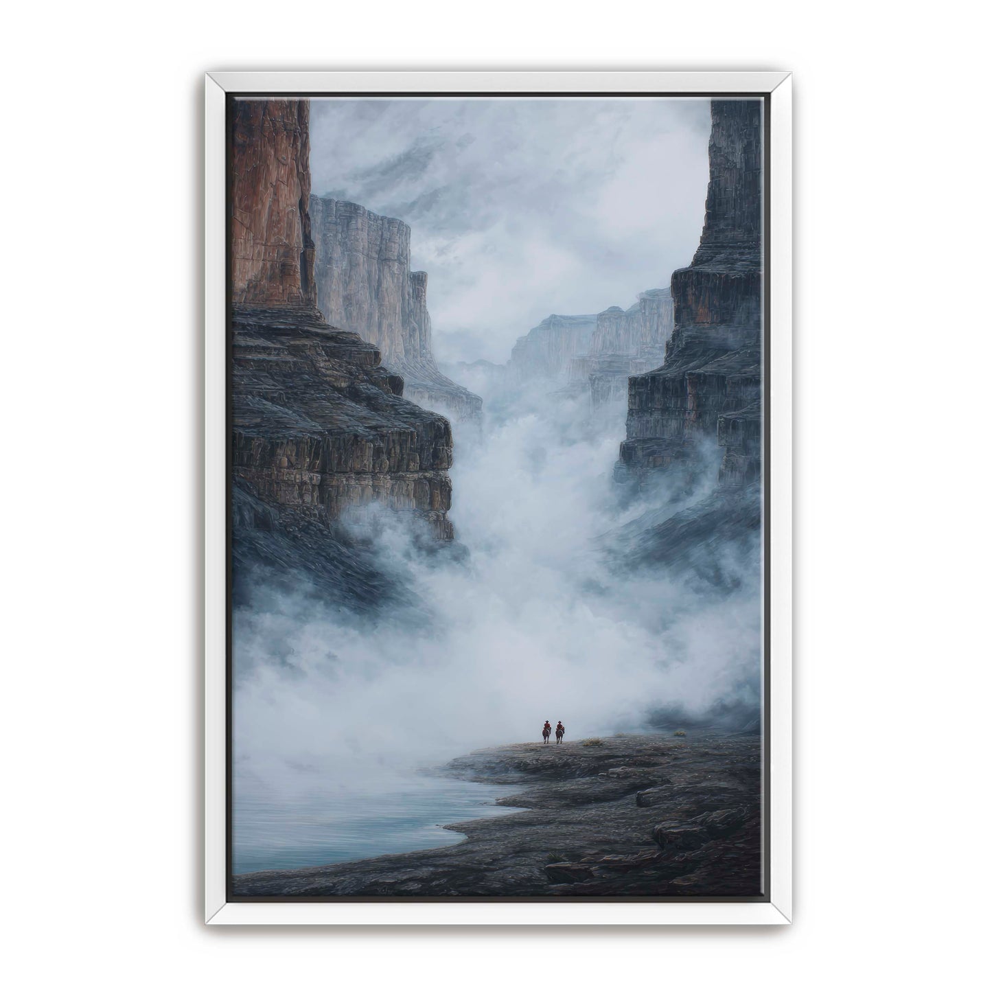 Cowboys in Canyon Wall Art