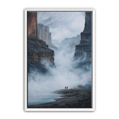 Cowboys in Canyon Wall Art