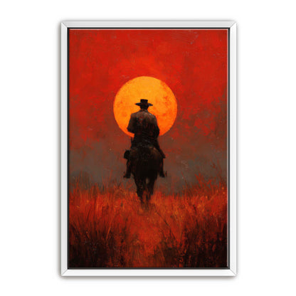 Red Dead Cowboy Wall Art