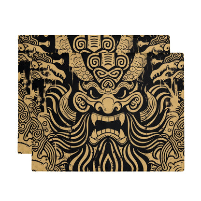 Vibrant Mask Design Placemat