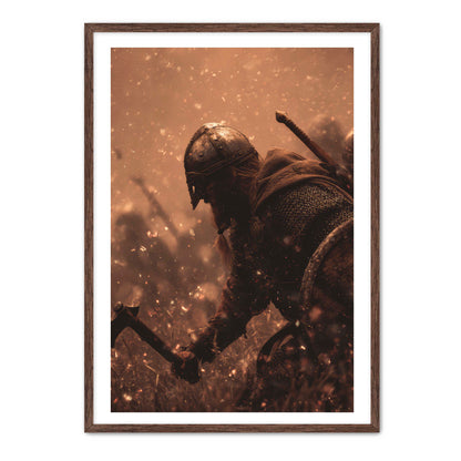 Viking and Axe Wall Art