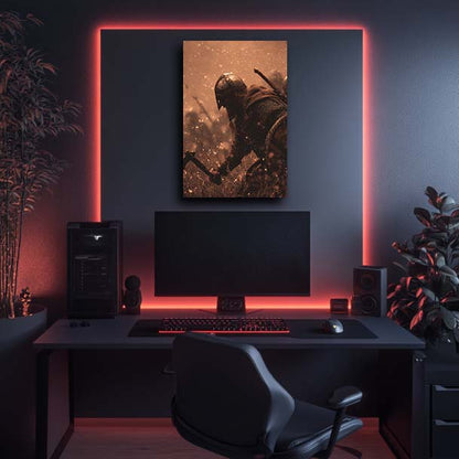 Viking and Axe Wall Art