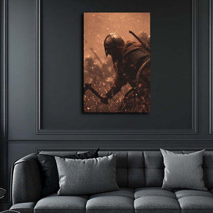 Viking and Axe Wall Art