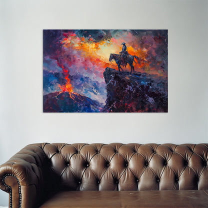 Volcanic Nomad Japanese  Wall Art