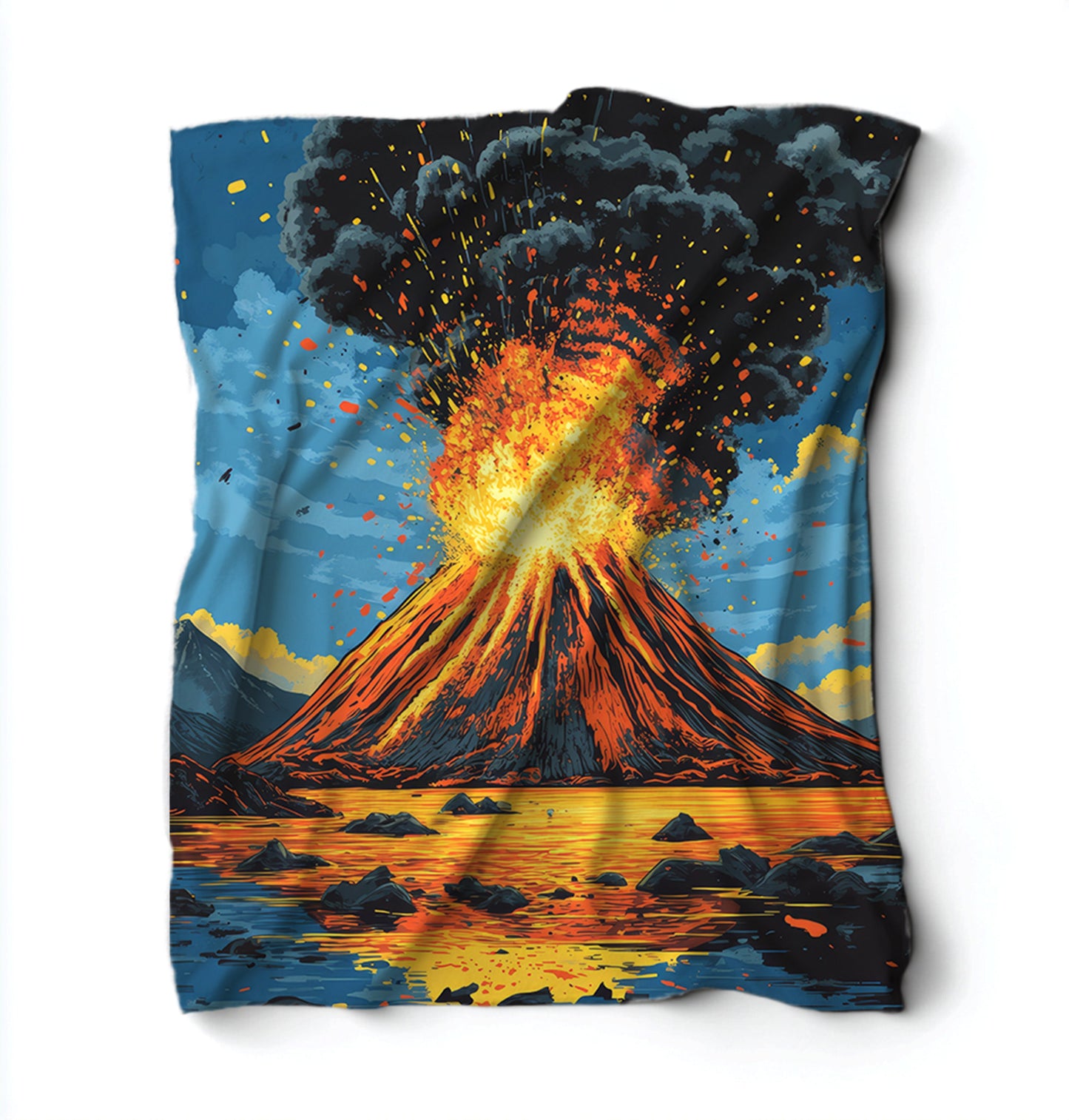 Volcano Exploding Blanket