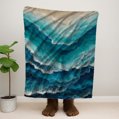 Waves From Above Blanket
