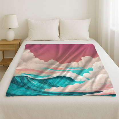 Waves Printed Blanket