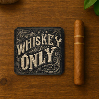 Whiskey Sign Vintage Coasters