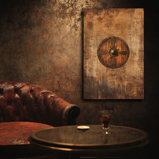 Wooden Shield  Wall Art