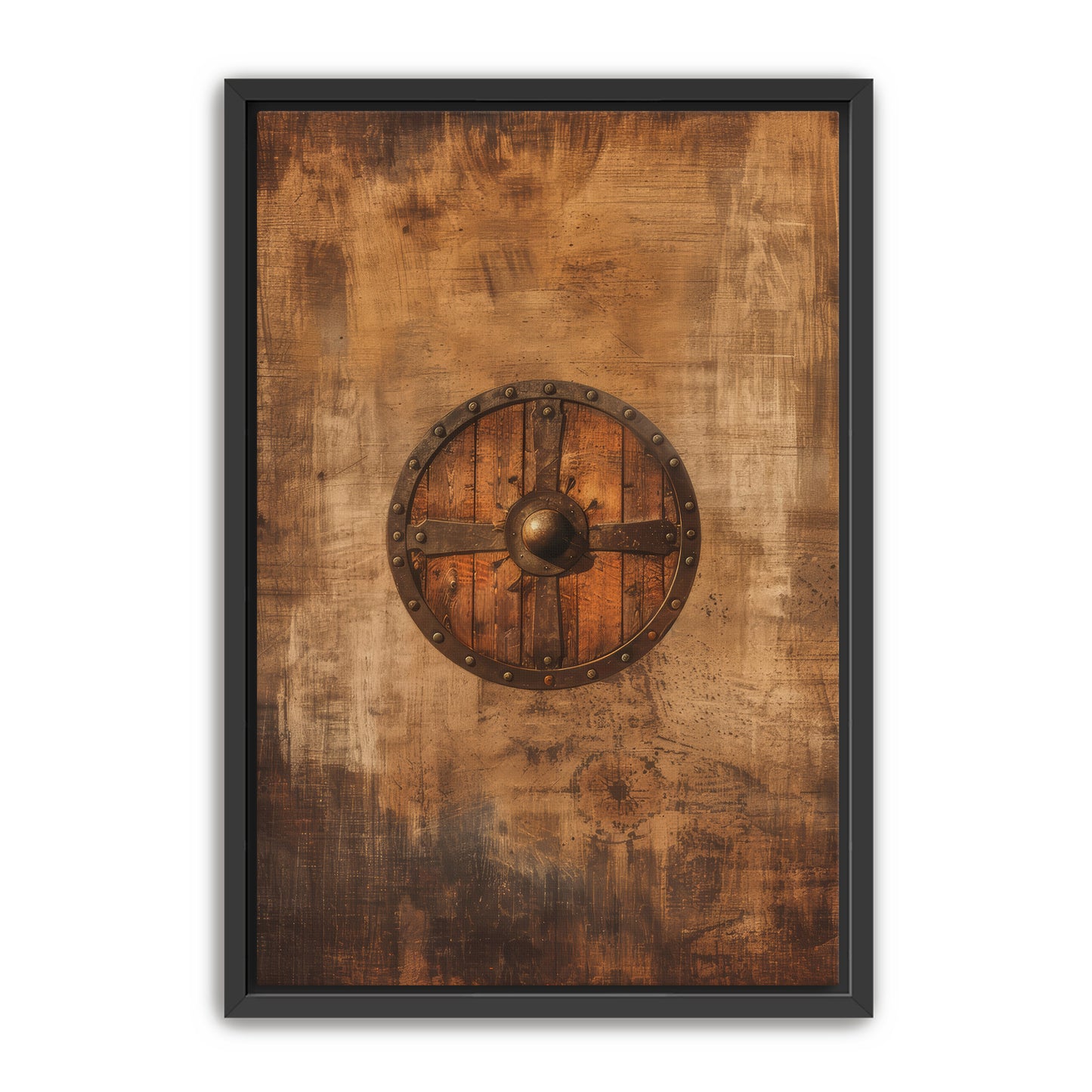 Wooden Shield  Wall Art