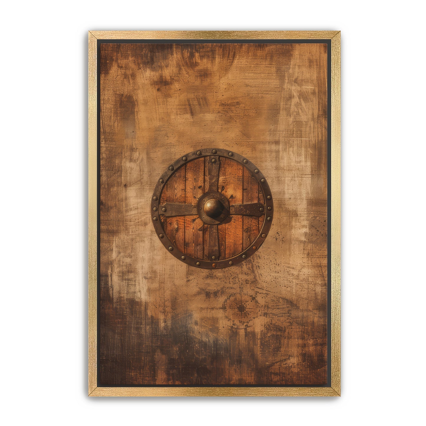 Wooden Shield  Wall Art