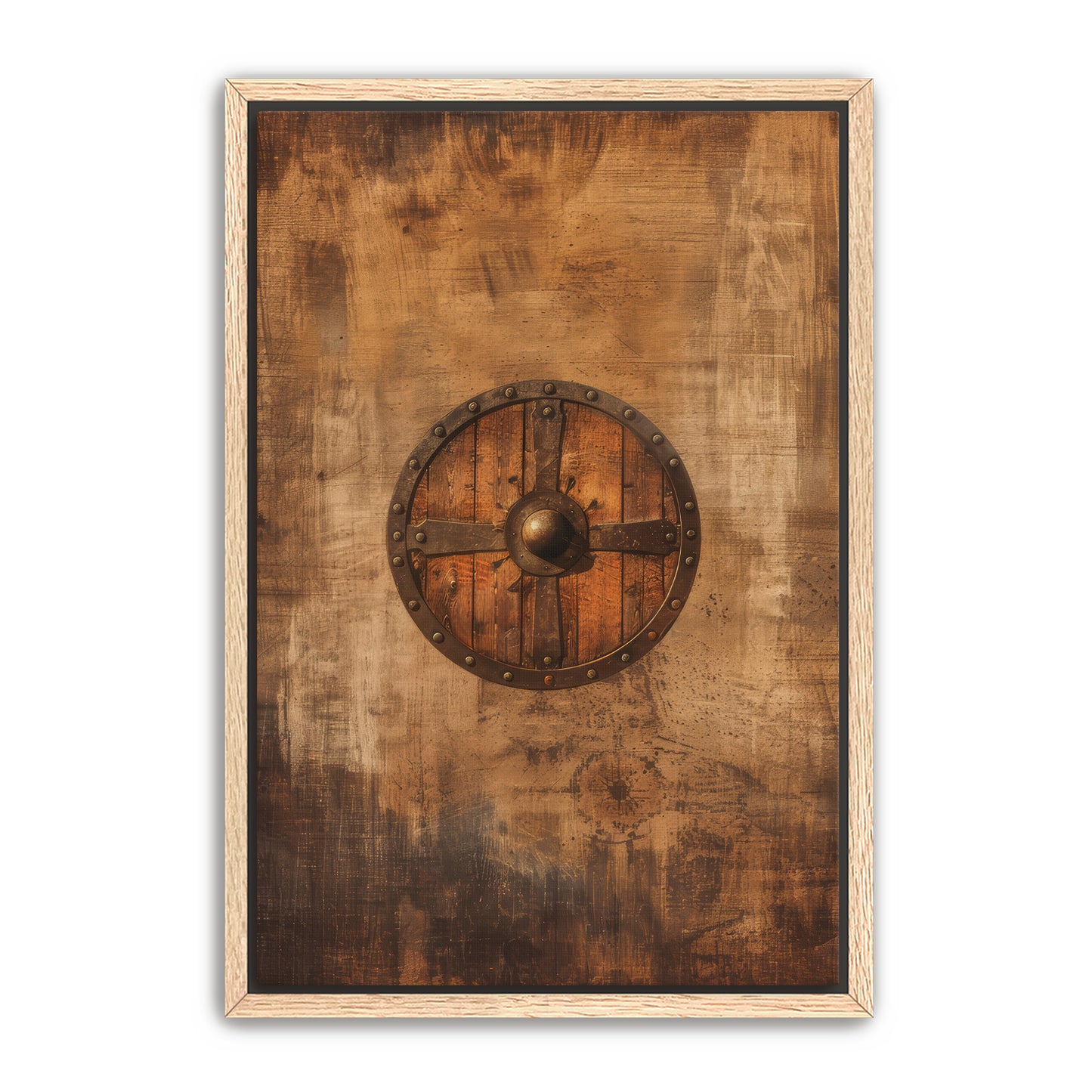 Wooden Shield  Wall Art