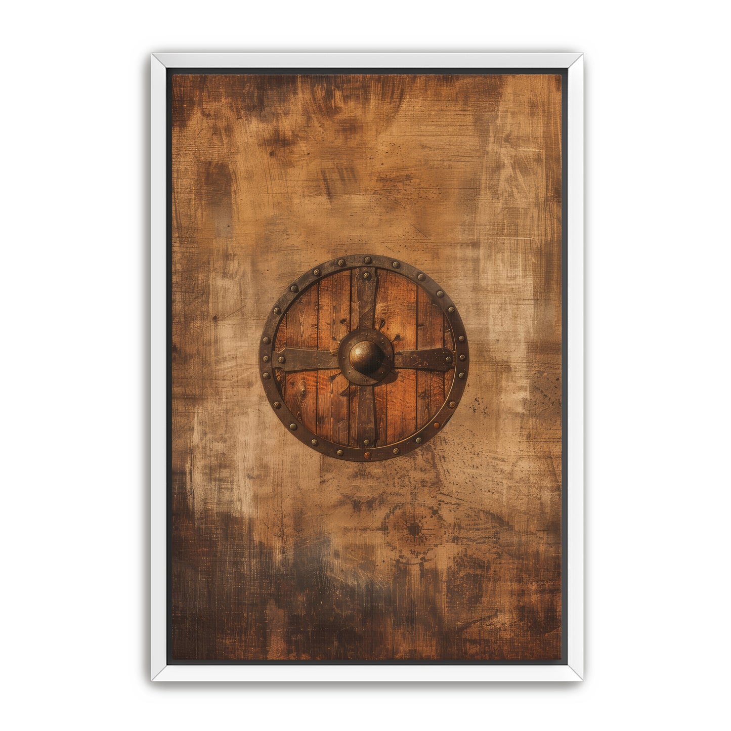 Wooden Shield  Wall Art