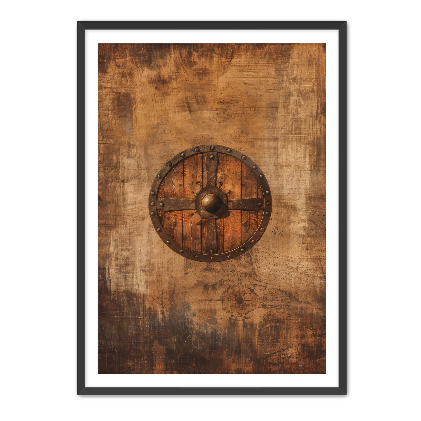 Wooden Shield  Wall Art