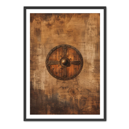 Wooden Shield  Wall Art