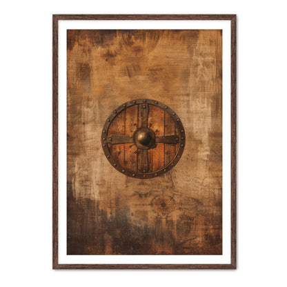 Wooden Shield  Wall Art