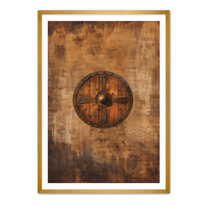 Wooden Shield  Wall Art