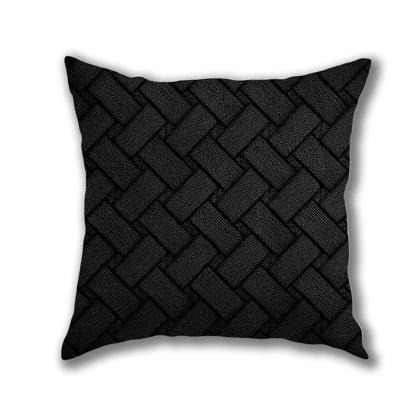 Woven Dark Texture Pillow