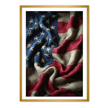 Woven Stars And Stripes Wall Art