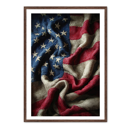 Woven Stars And Stripes Wall Art