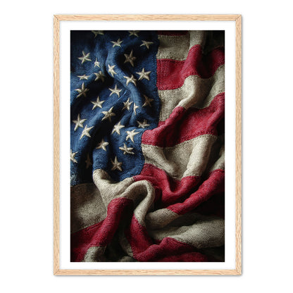 Woven Stars And Stripes Wall Art